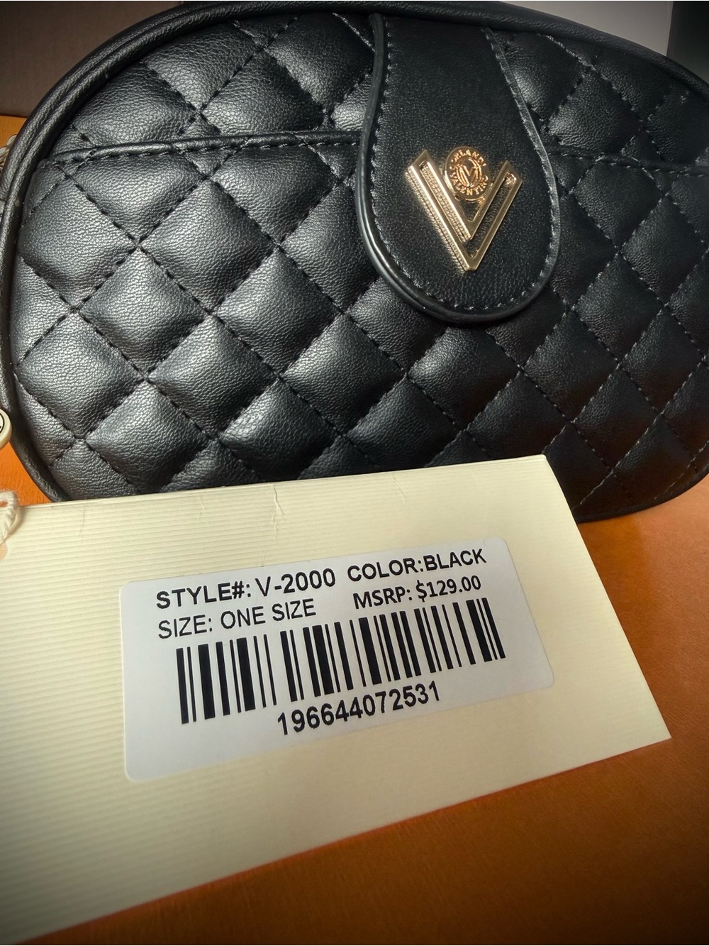 ✨🦋LIVE LOW START🦋✨Valentino Orlandi Quilted Camera Crossbody Bag - Picture 13 of 13